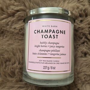 NEW White Barn Champagne Toast Candle